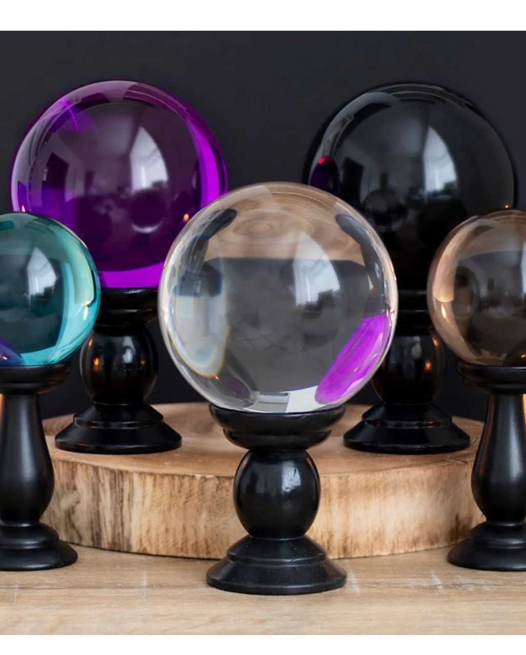 Große Wahrsage-Kugel Mit Ständer 13cm Ø 3 Große Wahrsage-Kugel Mit Ständer 13cm Ø – Bild 3