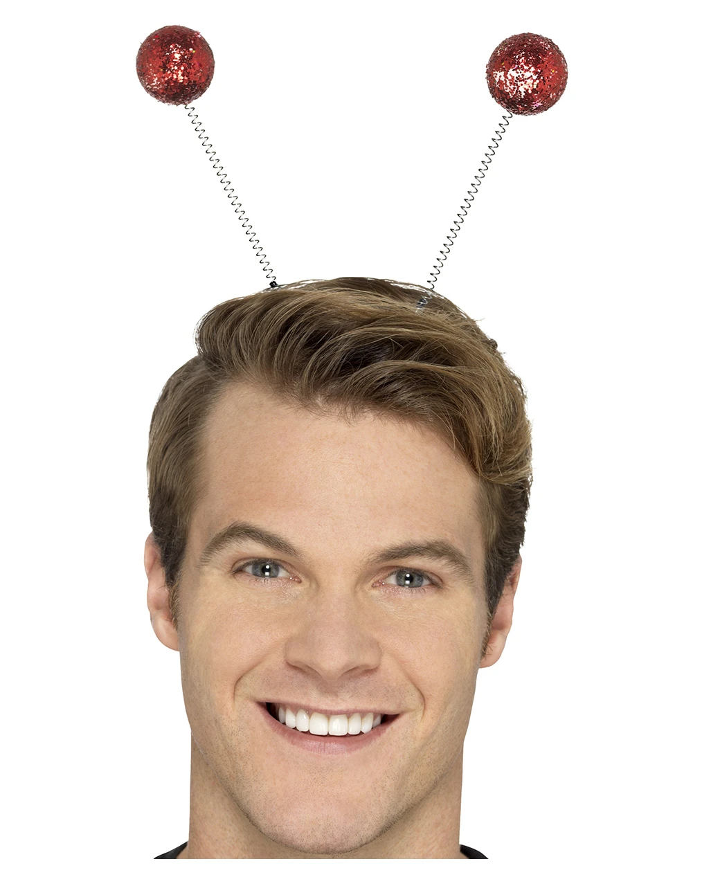 Haarreif Mit Roten Bommeln 2 Haarreif Mit Roten Bommeln – Bild 2