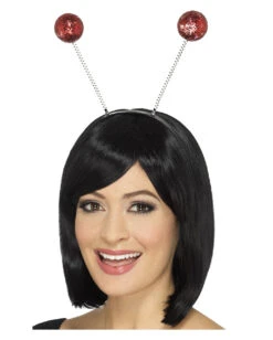 Haarreif Mit Roten Bommeln