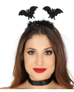 Haarreif Mit Glitter-Fledermäusen