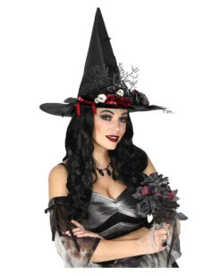 Halloween Brautstrauß Mit Schwarzen & Roten Rosen -Schattenfest Verkäufe halloween brautstrauss mit schwarzen und roten rosen black widow bouquet with red and black roses 38618 02