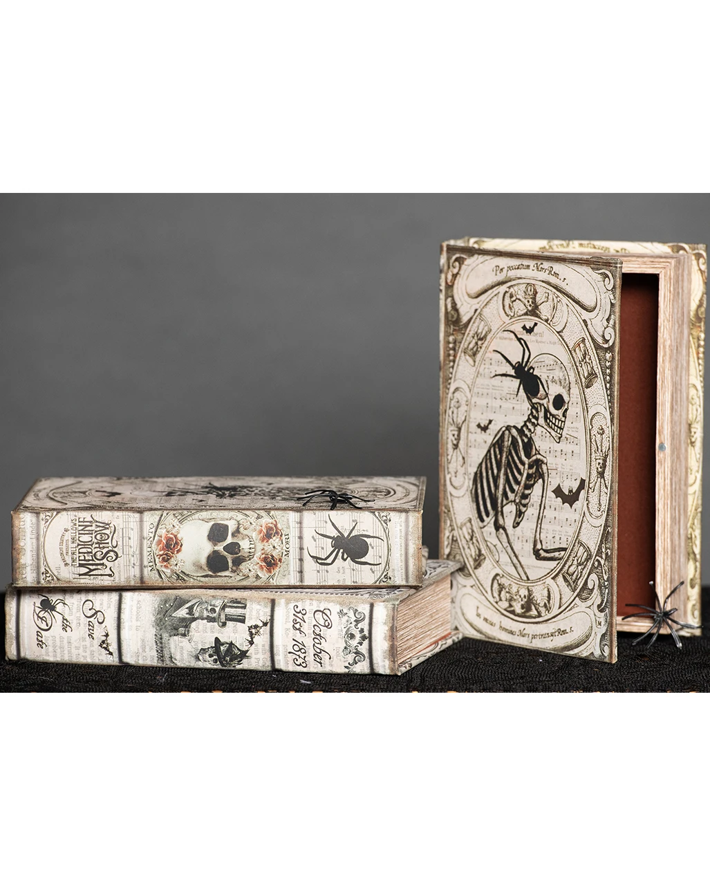 Halloween Dekobuch Mit Geheimfach 5 Halloween Dekobuch Mit Geheimfach – Bild 5