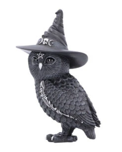 Halloween Eule Mit Hexenhut 30cm -Schattenfest Verkäufe halloween eule mit hexenhut 30cm riesige halloween eule mit hut gothic geschenke und wohnaccessoires 52508 2