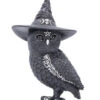 Halloween Eule Mit Hexenhut 30cm
