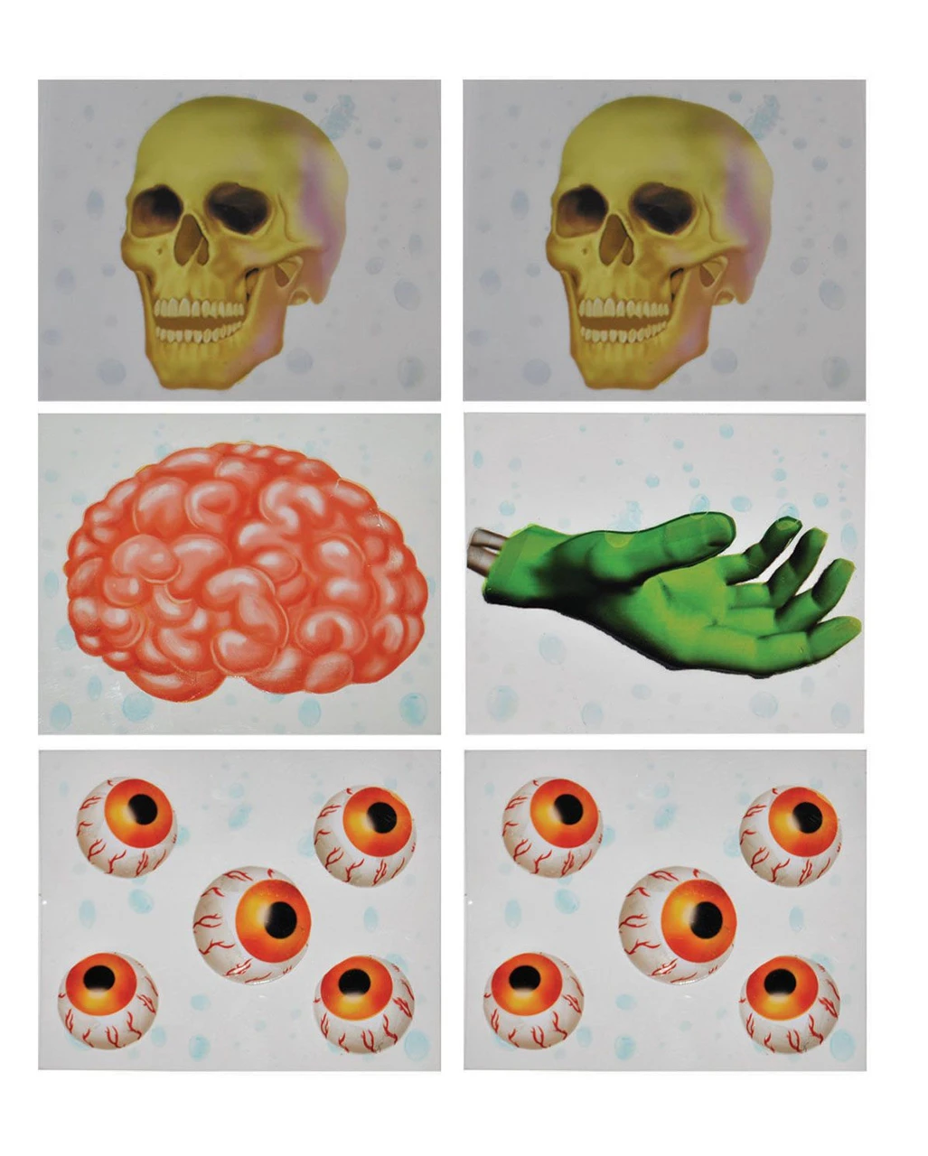 Halloween Flaschen Etiketten 6 St. 2 Halloween Flaschen Etiketten 6 St. – Bild 2