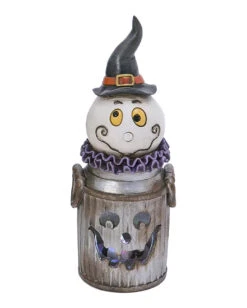 Halloween Geist In Leuchtender Milchkanne 18cm