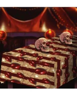 Halloween Horrorclown Circus Tischdecke -Schattenfest Verkäufe halloween horrorclown circus tischdecke halloween horror clown circus tablecloth horror zirkus dekoration 53166 3