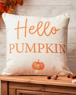 Halloween Kissen Hello Pumpkin 40x40 Cm