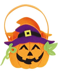 Halloween Kürbis Hexe Körbchen