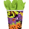 Halloween Pappbecher Mit Hexe 8 St.