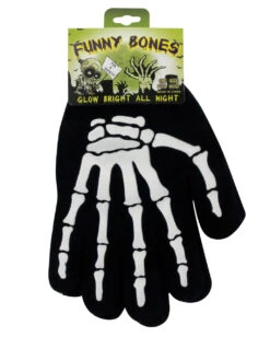 Halloween Strickhandschuhe Mit Glow In Dark Motiv