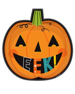 Halloween Teller In Kürbis Form 8 St.