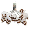 Halloween Totenkopf Lichterkette 2,5m