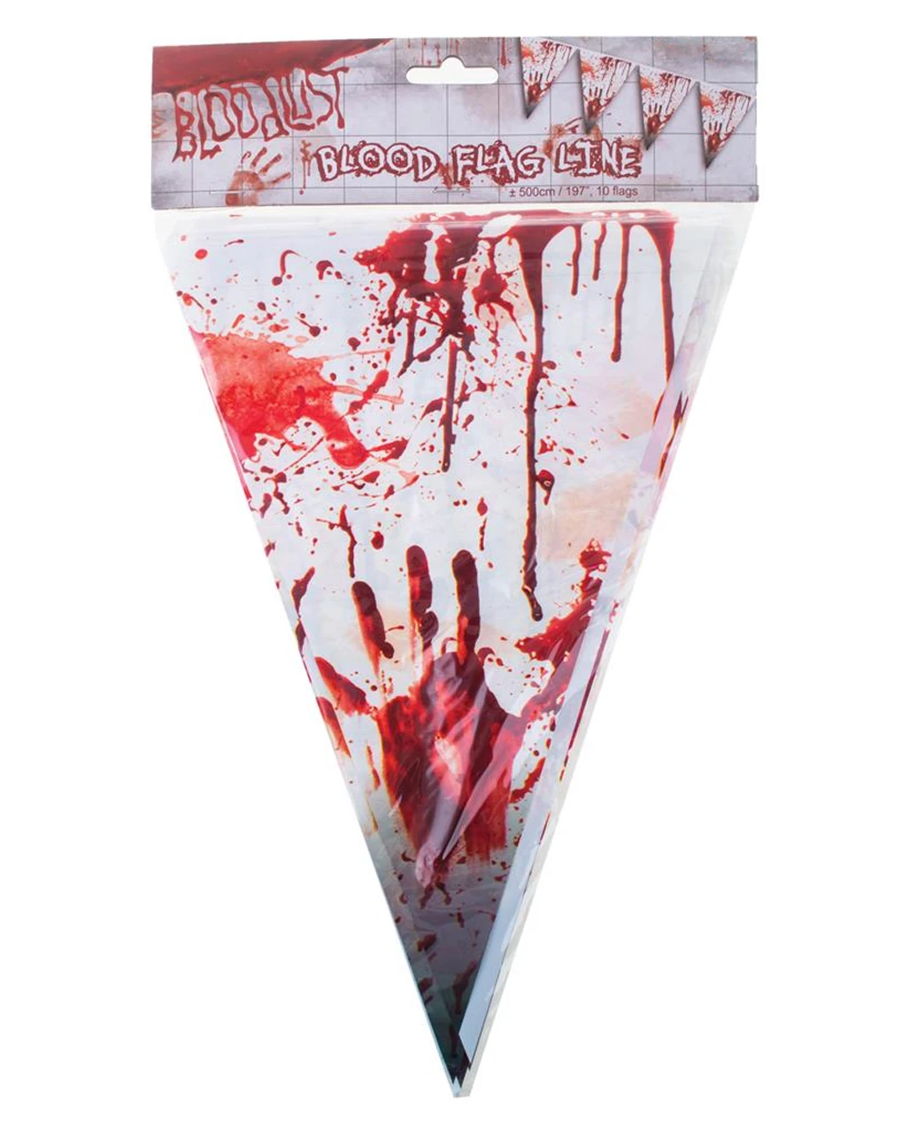 Halloween Wimpelgirlande Mit Blutspritzer 5m 2 Halloween Wimpelgirlande Mit Blutspritzer 5m – Bild 2
