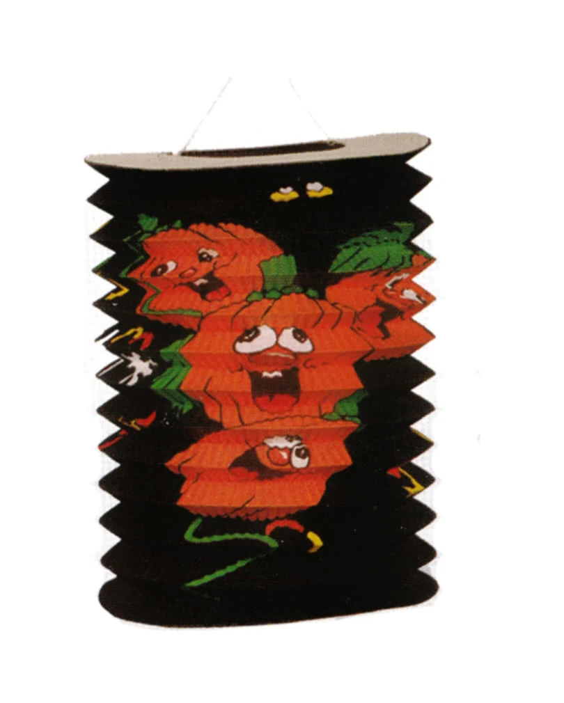 Kürbis Lampion 20 Cm Schwarz 1 Kürbis Lampion 20 Cm Schwarz