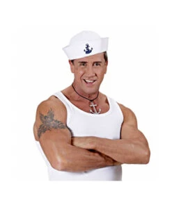 Halskette Mit Anker Anhänger -Schattenfest Verkäufe halskette mit anker matrosenkette seemann halskette kostuemschmuck mit anker bild3 22936