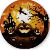 Happy Halloween Kürbis Pappteller 6 St.