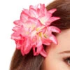 Tropischer Blumen Haarclip Rosa