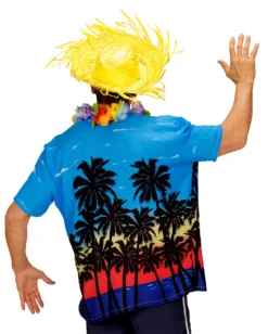 Hawaiihemd Mit Palmen -Schattenfest Verkäufe hawaiihemd mit palmen surfer boy kostuem 80er jahre hawaii hemd hawaii shirt with palms 36544 03 1