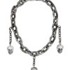 Henker Halskette Mit Totenköpfe