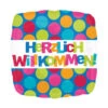 Herzlich Willkommen Folienballon