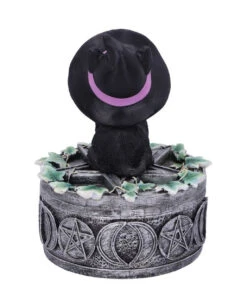 Hexenkatze Auf Pentagramm Box 15cm -Schattenfest Verkäufe hexenkatze auf pentagramm box 15cm witchs cat familiar box figurine gothic deko und wohnaccessoires 52299 3
