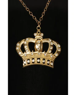 Hip Hop Goldkette Mit Krone