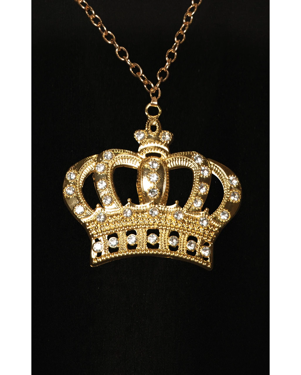 Hip Hop Goldkette Mit Krone 1 Hip Hop Goldkette Mit Krone