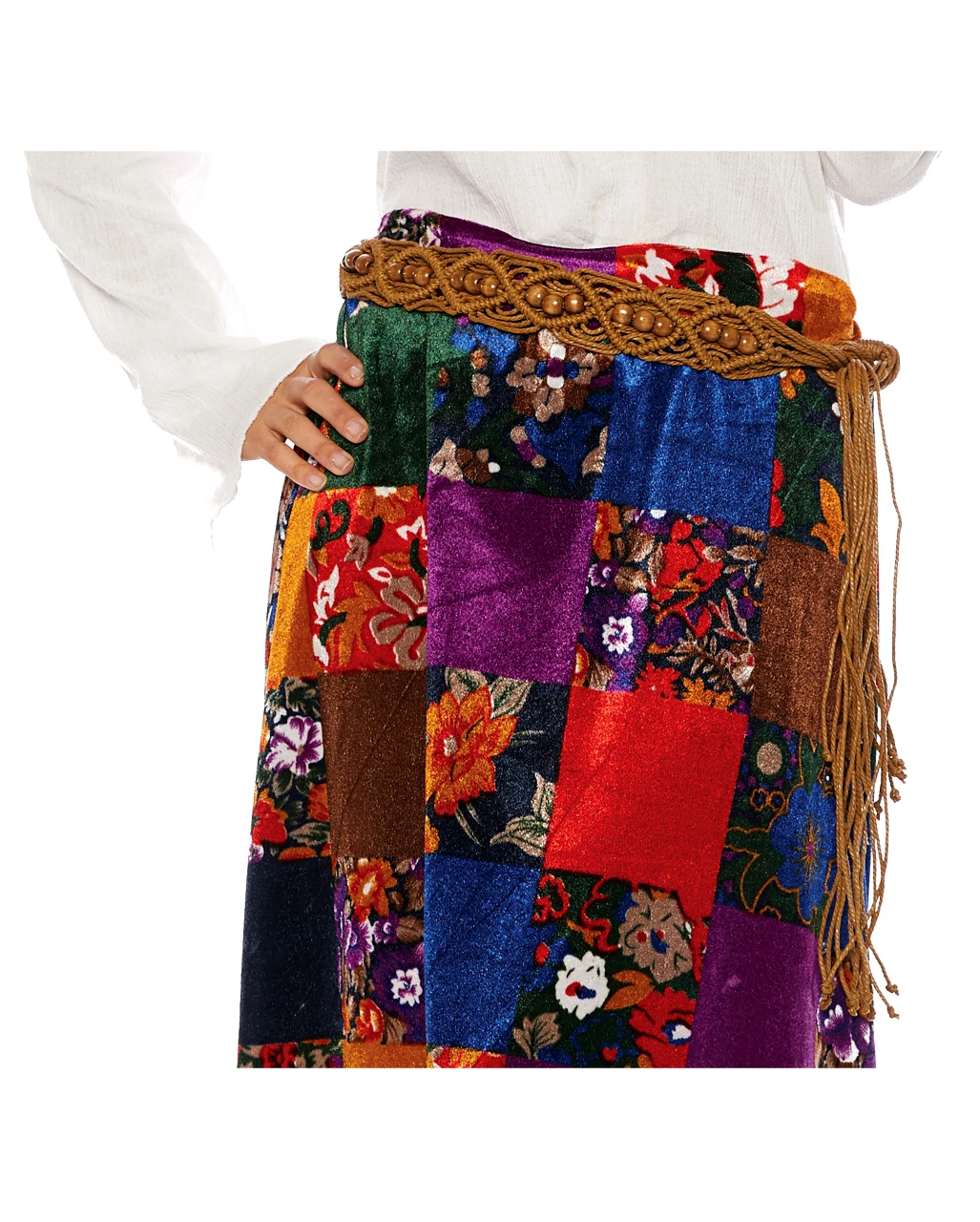 Hippie Kostüm Gürtel Braun 1 Hippie Kostüm Gürtel Braun