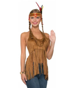 Hippie & Western Oberteil Mit Fransen