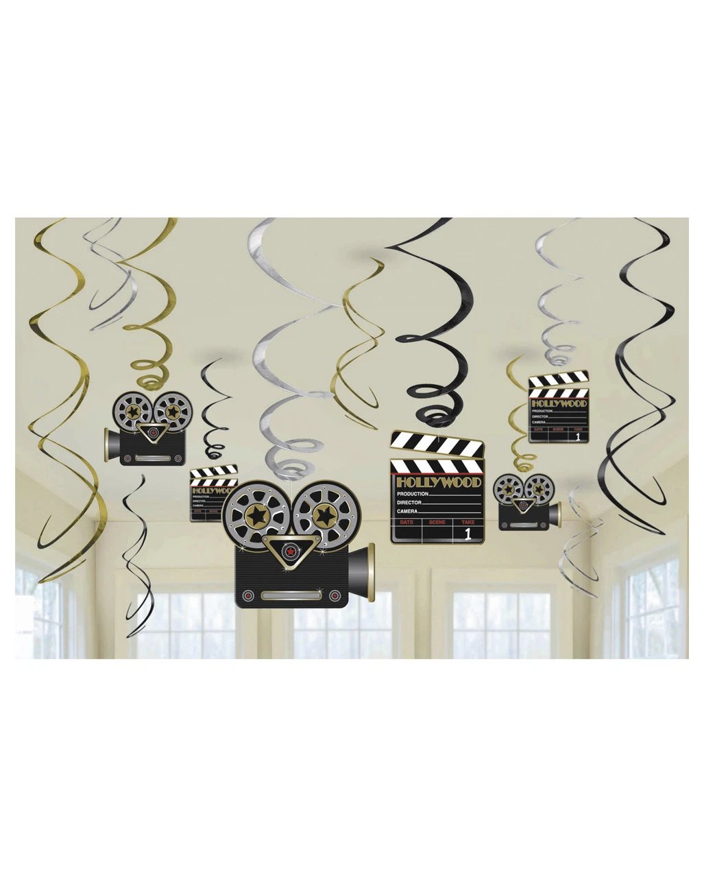 Hollywood Swirl Deko 12-teilig 1 Hollywood Swirl Deko 12-teilig