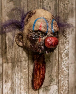 Horror Clown Licker Wandbild Mit Bewegung -Schattenfest Verkäufe horror clown licker wandbild mit bewegung horror clown deko halloween haunt deko 50629 2