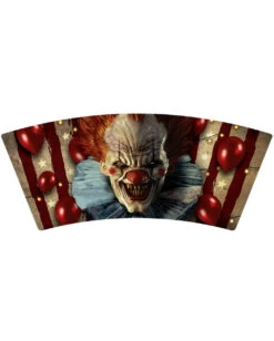 Horrorclown Circus Shot Becher 3 St. -Schattenfest Verkäufe horrorclown circus shot becher pappe horror clown circus shot mug cardboard horror zirkus dekoration 53167 3