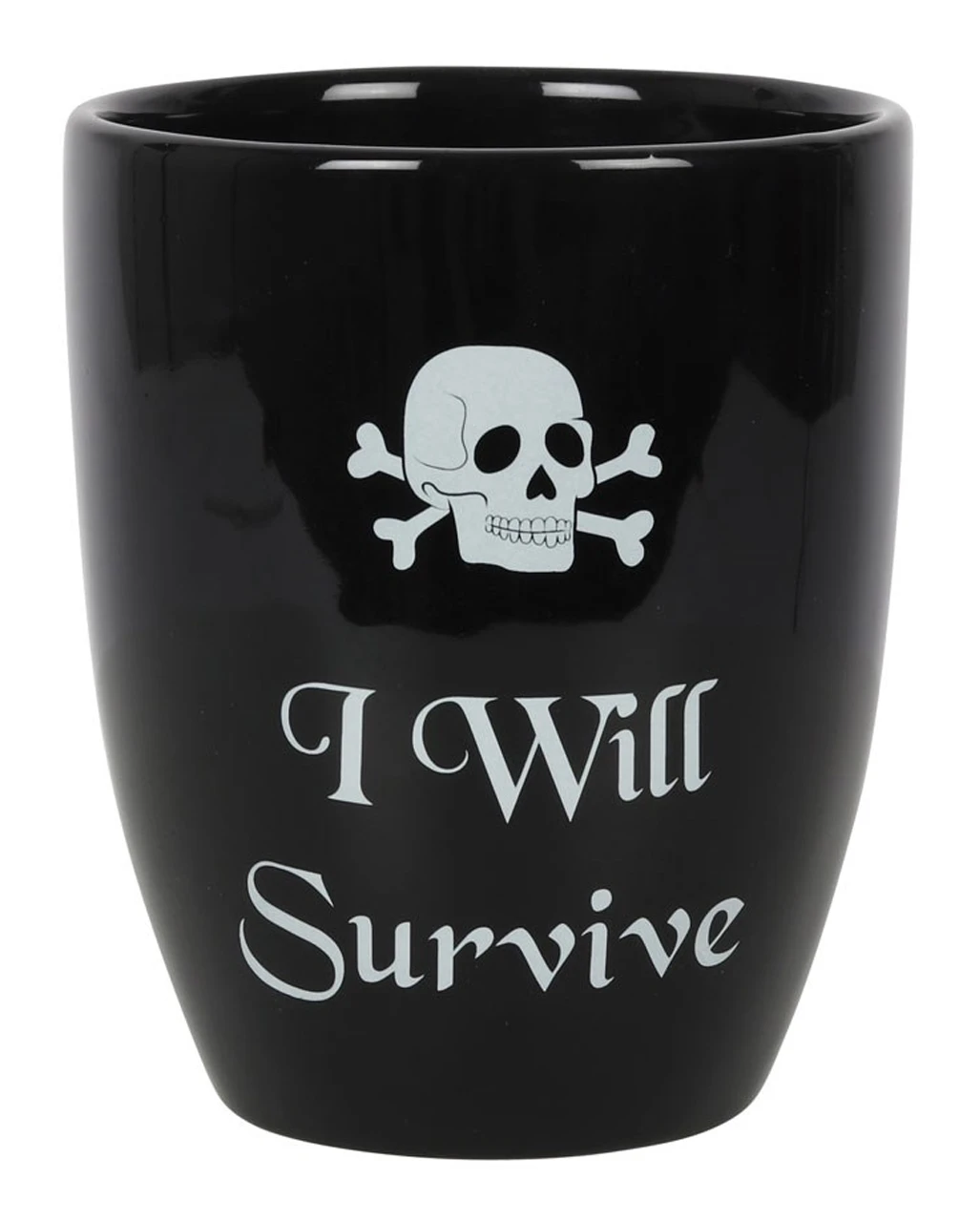 "I Will Survive" Gothic Blumentopf 14cm 4 "I Will Survive" Gothic Blumentopf 14cm – Bild 4