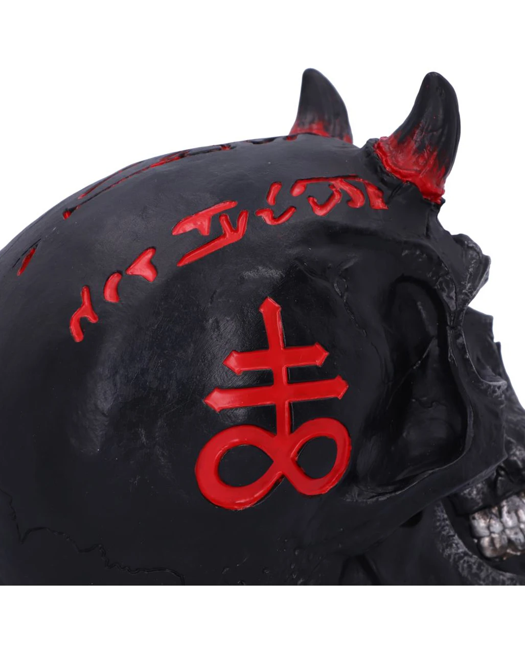 Infernal Teufels Totenkopf 20cm 5 Infernal Teufels Totenkopf 20cm – Bild 5