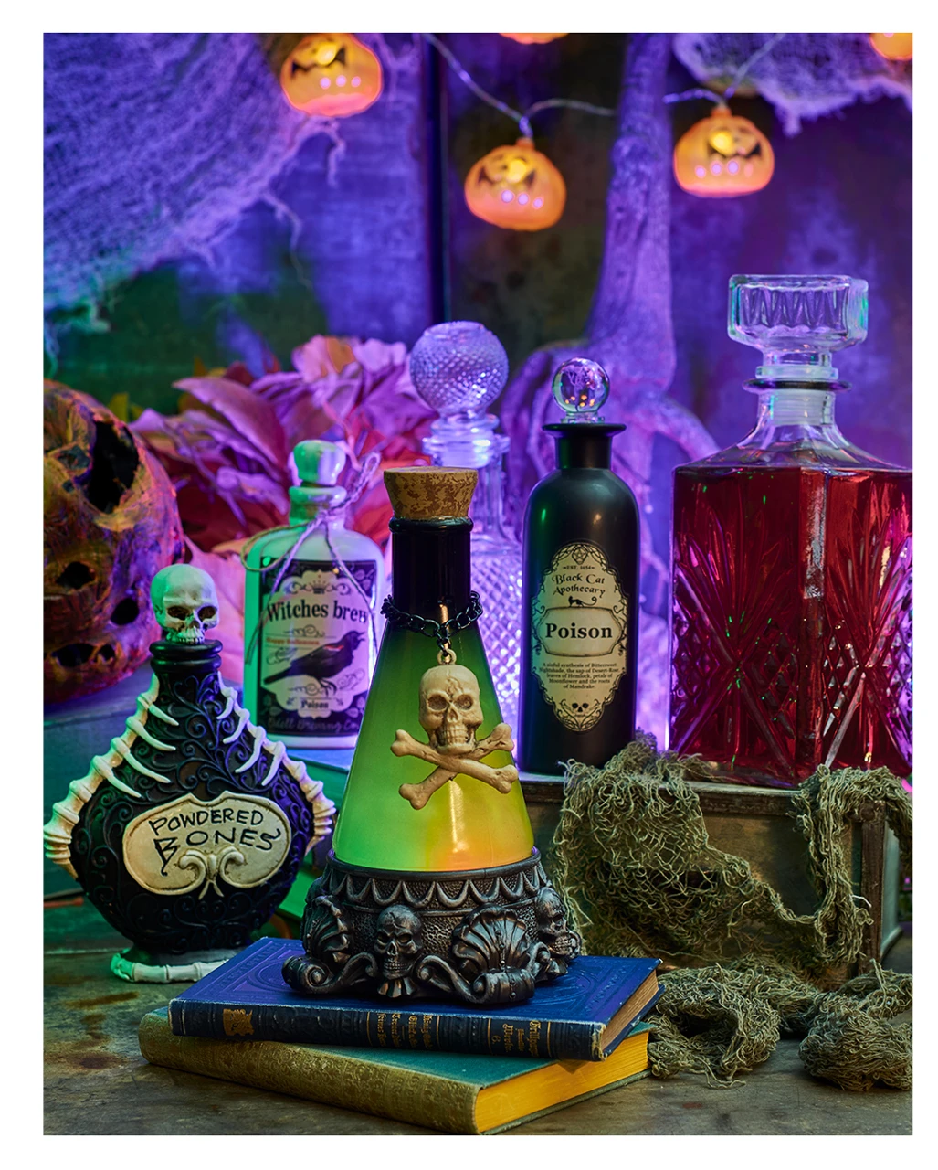 Antike Giftflasche Kristallschliff Eckig 23cm 2 Antike Giftflasche Kristallschliff Eckig 23cm – Bild 2