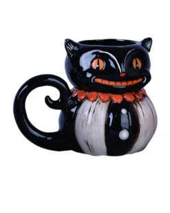 Johanna Parker Vintage Katze Pumpkin Peeps Tasse