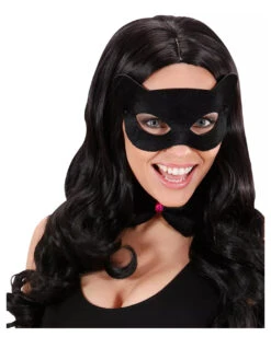 Schwarze Katzenaugen Maske -Schattenfest Verkäufe katzenaugen samt catwoman maske cateyemask karnevalsmaske sexy katzenaugen 18445 04