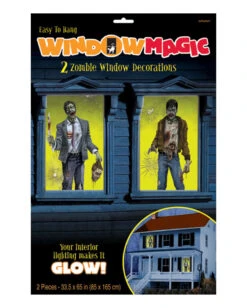 Killerzombie Fensterbild 2-teilig