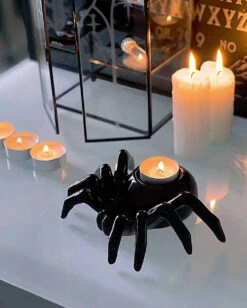 KILLSTAR Arachnid Teelichthalter -Schattenfest Verkäufe killstar arachnid teelichthalter killstar arachnid candle holder gothic kerzenhalter halloween kerzenstaender gotik geschenkidee 52267 2