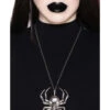 KILLSTAR Deadly Spider Skull Halskette