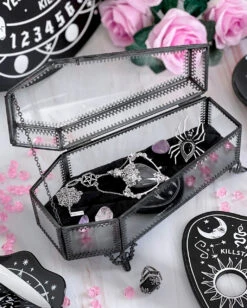 KILLSTAR Glas Sarg Schatulle 3 KILLSTAR Glas Sarg Schatulle -Schattenfest Verkäufe killstar glas sarg schatulle casket glass coffin halloween und gothic deko und geschenkartikel 51626 2