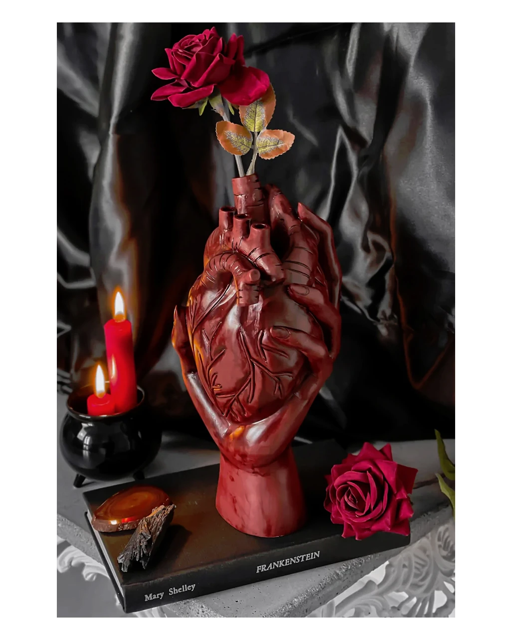 KILLSTAR Hold My Heart Vase 25cm 3 KILLSTAR Hold My Heart Vase 25cm – Bild 3