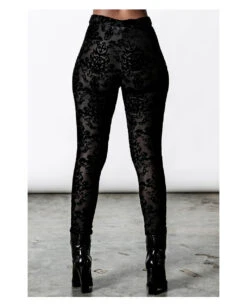 KILLSTAR I'am Strange Leggings -Schattenfest Verkäufe killstar iam strange leggings killstar gothic mode killstar fashion 52189 03