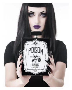 KILLSTAR Pure Poison Clutch Handtasche -Schattenfest Verkäufe killstar pure poison clutch handtasche gothic fashion und zubehoer online shoppen 51604 5