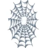 Knast Klebetattoo Spinnen Netz