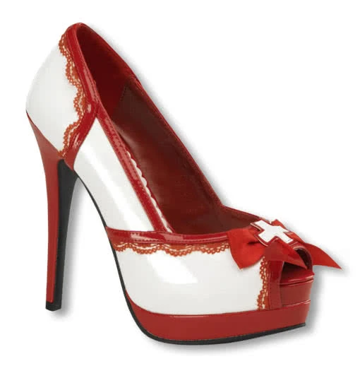 Krankenschwester Schuhe Plateau 1 Krankenschwester Schuhe Plateau