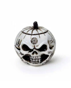 Kürbis Totenschädel Miniatur Figur 3cm