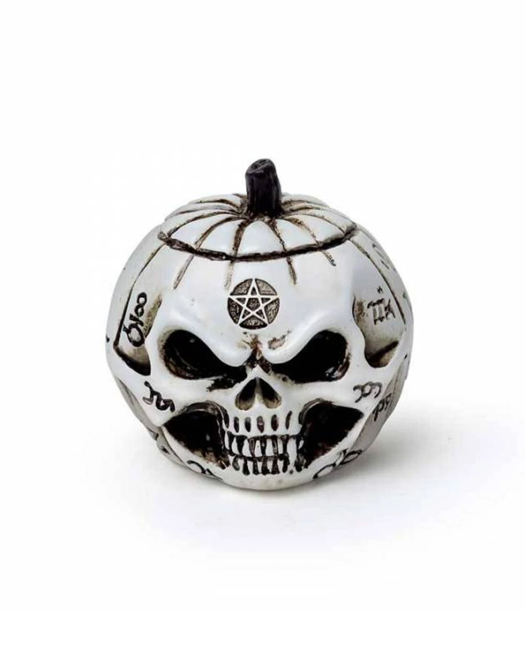 Kürbis Totenschädel Miniatur Figur 3cm 1 Kürbis Totenschädel Miniatur Figur 3cm