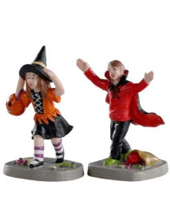 Lemax Spooky Town - Terrfiied Trick Or Treaters 2er Set